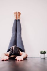 legs up the wall with arms back